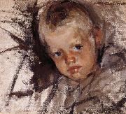 Nikolay Fechin Portrait of baby painting